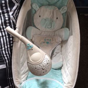 Swing & rock baby bed